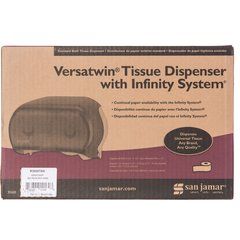 R3600TBK Classic Versatwin® Dual Standard Roll Tissue Dispenser, Black Pearl, 1.5" core