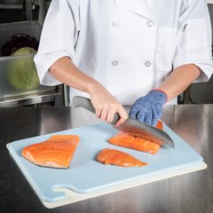 CB121812BL Cut-N-Carry Cutting Board 12" x 18" x 0.5" - Blue