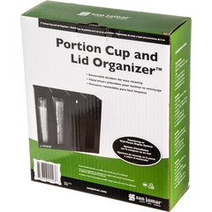 PCL2 Portion Cup & Lid Organizer  - Black