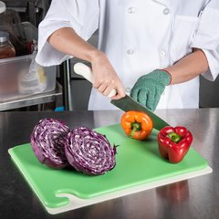 CB121812GN Cut-N-Carry Cutting Board 12" x 18" x 0.5" - Green