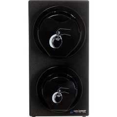 L2912BK EZ-Fit® Lid Dispenser L2200C and L2400C Trim Rings Cabinet, 1 each - Black  - Black