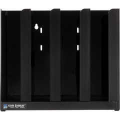 PCL3ADJ Portion Cup & Lid Organizer - Adjustable  - Black