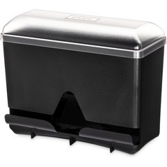 ST250 Junior Bulk Straw Dispenser 250 Count  5" x 10.5" x 8.75"- Black - Black