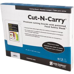 CB1824QS Cut-N-Carry Cutting Board 18" x 24" x 0.5"