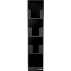L2203 Lid and Straw Tower 4- Slot 26.25" x 7.25" x 15.25" - Black  - Black