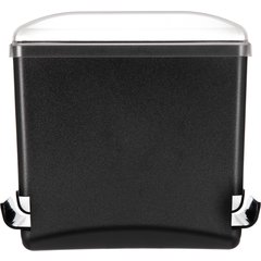 ST500 Junior Bulk Straw Dispenser 500 Count  10.5" x 10.5" x 8.5"- Black - Black