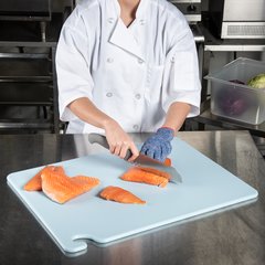 CB182412BL Cut-N-Carry Cutting Board 18" x 24" x 0.5" - Blue