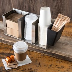 L1014 Adjustable Lid Organizer 3 Stack - Stainless Steel  - Silver