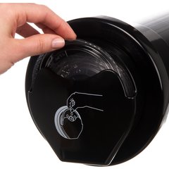 L2200C EZ-Fit Lid Dispenser - In-counter - Small  - Black
