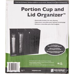 PCL2 Portion Cup & Lid Organizer  - Black