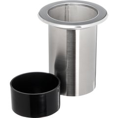 L320C In-counter Straw Holder  - Chrome