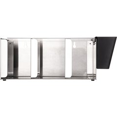 L1014 Adjustable Lid Organizer 3 Stack - Stainless Steel  - Silver