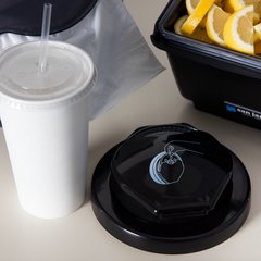 L2200C EZ-Fit Lid Dispenser - In-counter - Small  - Black