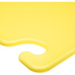 CB121812YL Cut-N-Carry Cutting Board 12" x 18" x 0.5" - Yellow