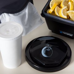 L2400C EZ-Fit Lid Dispenser - In-counter - Large  - Black