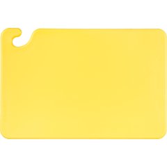 CB121812YL Cut-N-Carry Cutting Board 12" x 18" x 0.5" - Yellow