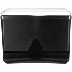 ST500 Junior Bulk Straw Dispenser 500 Count  10.5" x 10.5" x 8.5"- Black - Black