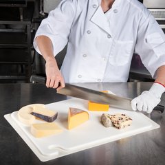 CB152012WH Cut-N-Carry Cutting Board 15" x 20" x 0.5" - White
