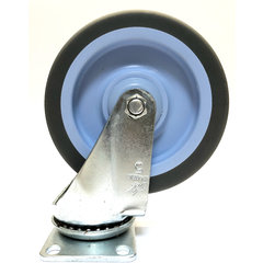 IT410CS00 CASTER 5" SWIVEL NON-MARK GRAY