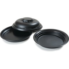 DXHH1003 Entree (one compartment) Disposable Plastic Dishware 7-3/4" (500/cs) - Black