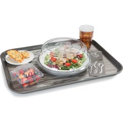 DXSMC1418NSQ44 Glasteel™ Quarry Non-Skid Tray 14" x 18" (12/cs) - Graphite Grey
