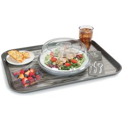 DXSMC1418NSQ44 Glasteel™ Quarry Non-Skid Tray 14" x 18" (12/cs) - Graphite Grey