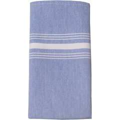 54251822NH002 Chambray Striped Napkin 18" x 22" - Blue