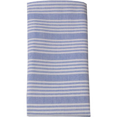 54351822NH763 Snap Drape® Ticking Striped Napkin 18" x 22" - Blue