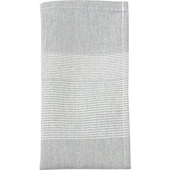 54361822NH503 Snap Drape® Transition Striped Napkin 18" x 22" - Black