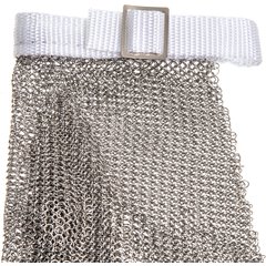 MGA515S Stainless Steel Mesh-Cut Resistant Glove - Small  - Silver