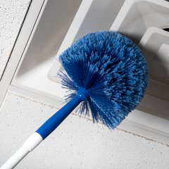 36340414 Flo-Pac® Round Duster With Soft Flagged PVC Bristles  - Blue
