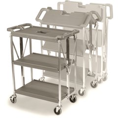 SBC152123 Fold 'N Go® Cart 15" x 21" - Gray