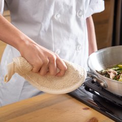 813RPH Round Terry Pot Holder  - Tan