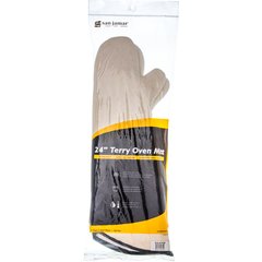 824TM Terry Oven Mitt - 24 Inch  - Tan