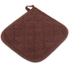 802TPH POTHOLDER 8 IN BROWN TERRY