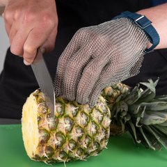 MGA515L Stainless Steel Mesh-Cut Resistant Glove - Large  - Silver