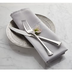 54432222NH382 Milan Birdseye Banded Napkin 22” x 22” - Stone