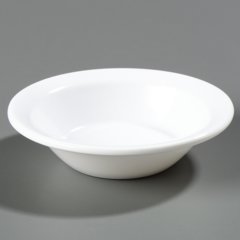 KL80002 Kingline™ Melamine Rimmed Fruit Bowl 5 oz - White