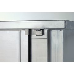 DXPAL1T1D10 Aluminum Tray Meal Delivery Cart 10 Tray - Aluminum