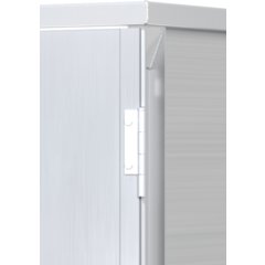 DXPAL1T1D10 Aluminum Tray Meal Delivery Cart 10 Tray - Aluminum