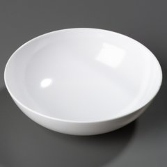 4381302 Epicure® Melamine Chef Salad Serving Bowl 40 oz - White