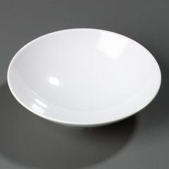 ARR24002 Melamine Shallow Open Vegetable Bowl 46 oz - White