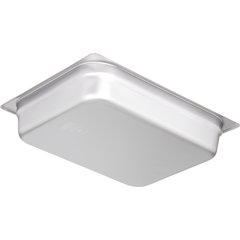 607122 DuraPan™ Light Gauge Stainless Steel Steam Table Hotel Pan 1/2 Size, 2.5" Deep