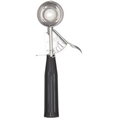 60300-30 Stainless Steel Disher Scoop #30 Size 1.3 oz - Black