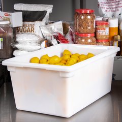 1064302 StorPlus™ Polyethylene Food Storage Container 16.6 gal - White