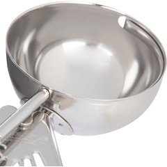 60300-12 Stainless Steel Disher Scoop #12 Size 3.3 oz - Green