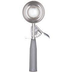 60300-8 Stainless Steel Disher Scoop #8 Size 4 oz - Gray