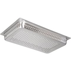 607002P DuraPan™ Light Gauge Stainless Steel Perforated Steam Table Hotel Pan Full-Size, 2.5" Deep