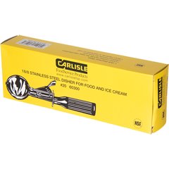 60300-24 Stainless Steel Disher Scoop #24 Size 1.8 oz - Red