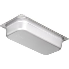 607132 DuraPan™ Light Gauge Stainless Steel Steam Table Hotel Pan 1/3 Size, 2.5" Deep